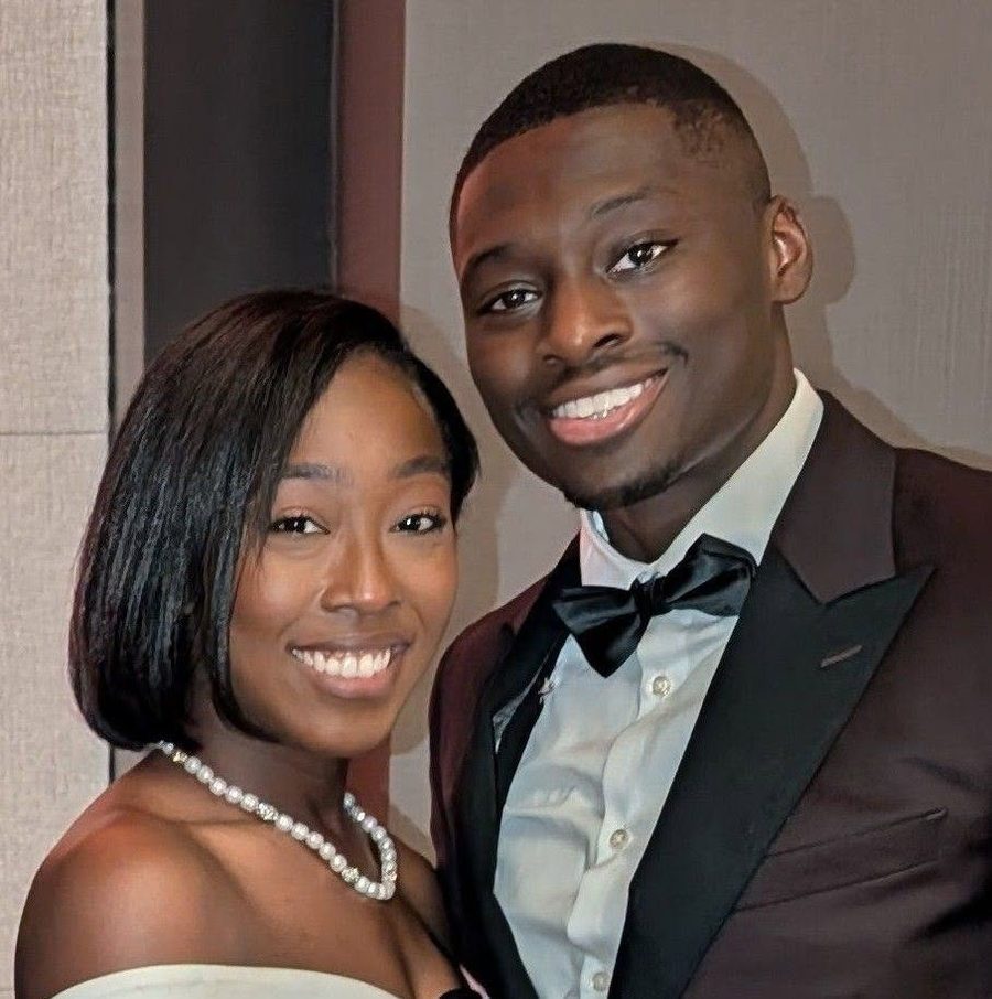 Newlyweds portrait